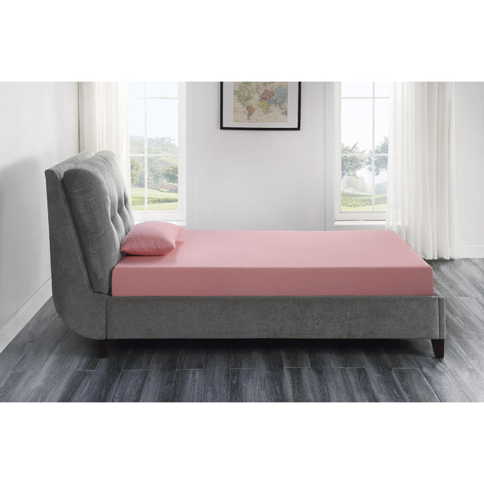 Homelegance Leo MT-PG07PKT 7" Pink Twin Gel-Infused Memory Foam Mattress Set IMAGE 9