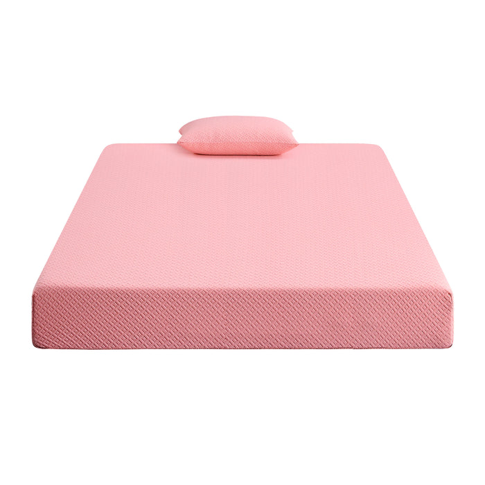 Homelegance Leo MT-PG07PKF 7" Pink Full Gel-Infused Memory Foam Mattress Set IMAGE 6