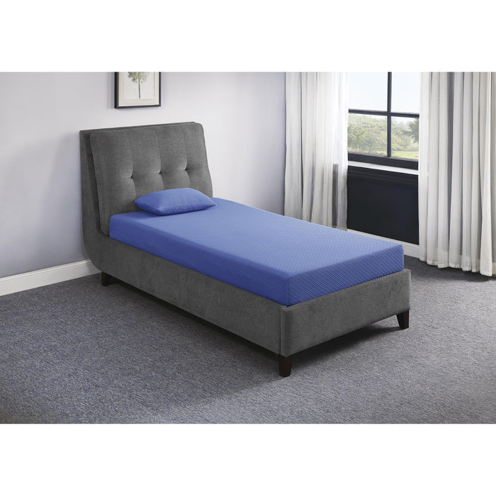 Homelegance Leo MT-PG07BLT 7" Blue Twin Gel-Infused Memory Foam Mattress Set IMAGE 8