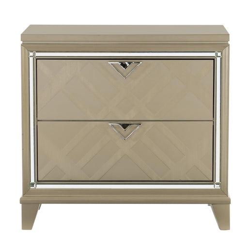 Homelegance Bijou 2-Drawer Nightstand 1522-4WF IMAGE 1