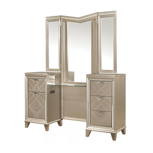 Homelegance Bijou 6-Drawer Vanity Set 1522-15WF* IMAGE 1