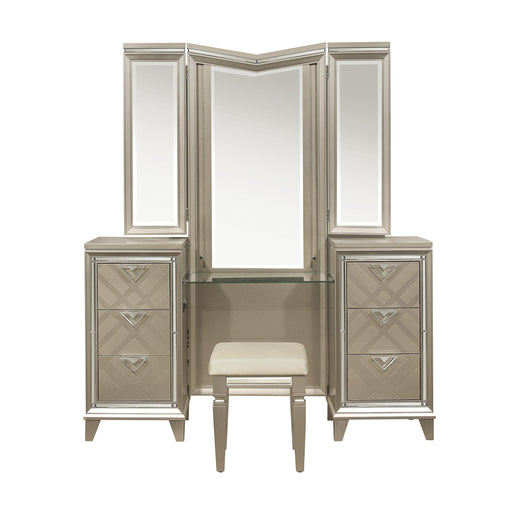 Homelegance Bijou 6-Drawer Vanity Set 1522-15WF* IMAGE 2