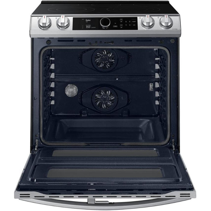 Samsung 30-inch Slide-in Electric Range with Wi-Fi Connectivity NE63T8751SS/AA IMAGE 4