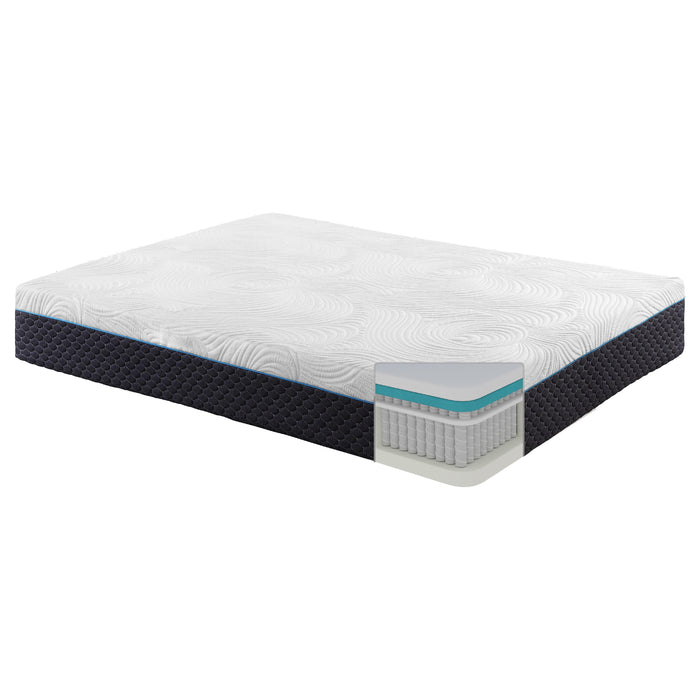 Homelegance Avior MT-MC11ET 11" Twin XL Latex Microcoil Hybrid Mattress - Grey IMAGE 6