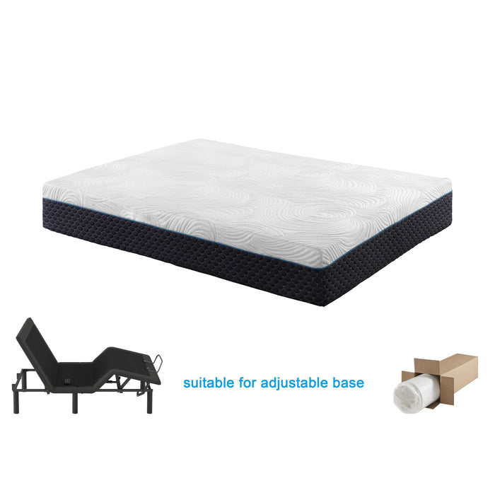 Homelegance Avior MT-MC11F 11" Full Latex Microcoil Hybrid Mattress - Grey IMAGE 4