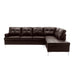 Homelegance Barrington Leather Look 2 pc Sectional 8378BRW* IMAGE 2