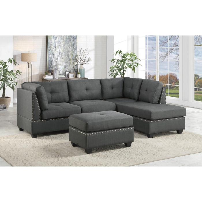 Homelegance Dasha Fabric 2 pc Sectional 9566DG*SC IMAGE 5