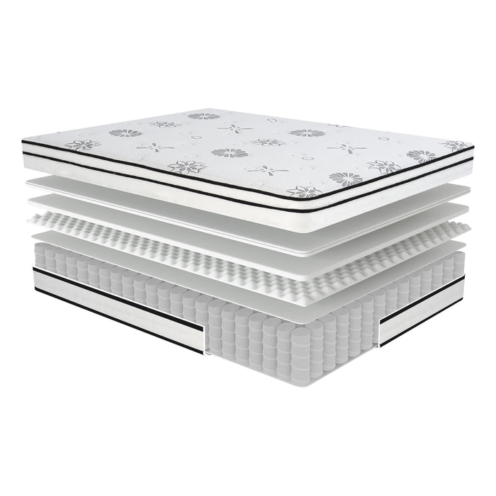 Homelegance Vela MT-PH12T 12" Twin Hybrid Mattress - White IMAGE 3