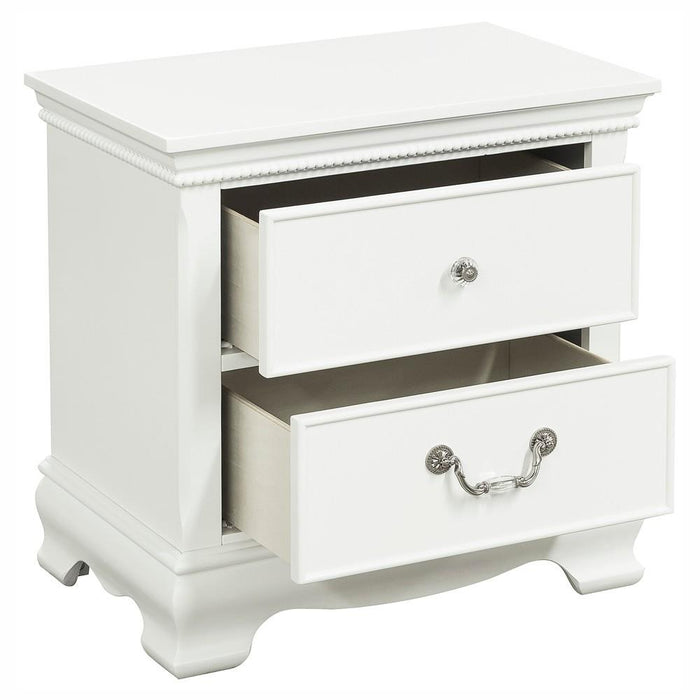 Homelegance Lucida 2-Drawer Kids Nightstand 2039W-4 IMAGE 3