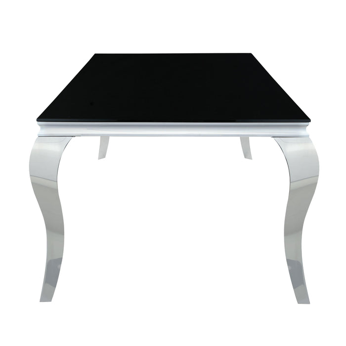 Coaster Furniture Dining Table with Glass Top 115071 IMAGE 3