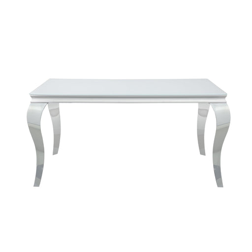 Coaster Furniture Dining Table with Glass Top 115091 IMAGE 2