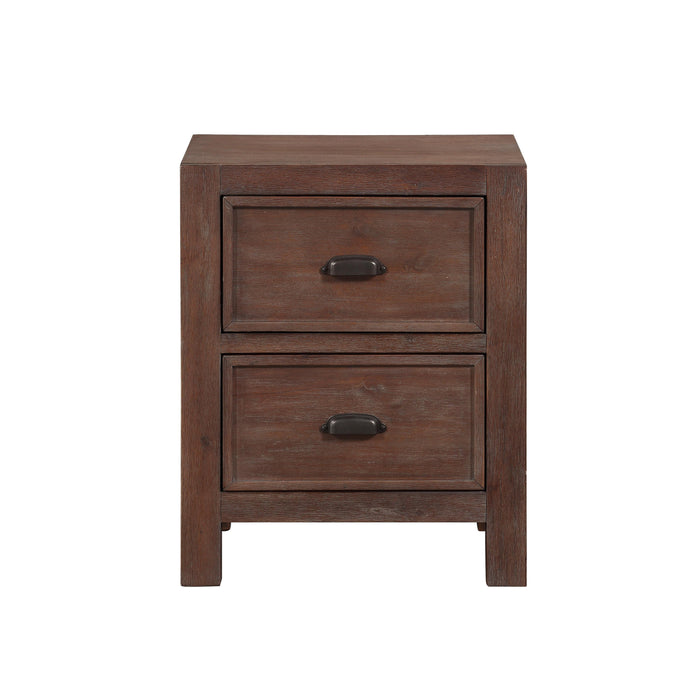 Homelegance Wrangell 2-Drawer Nightstand 2055-4 IMAGE 1