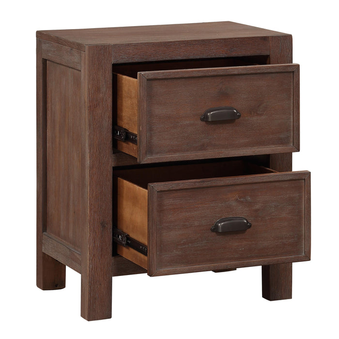 Homelegance Wrangell 2-Drawer Nightstand 2055-4 IMAGE 3