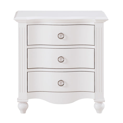 Homelegance Meghan 3-Drawer Kids Nightstand 2058WH-4 IMAGE 1