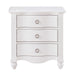 Homelegance Meghan 3-Drawer Kids Nightstand 2058WH-4 IMAGE 1