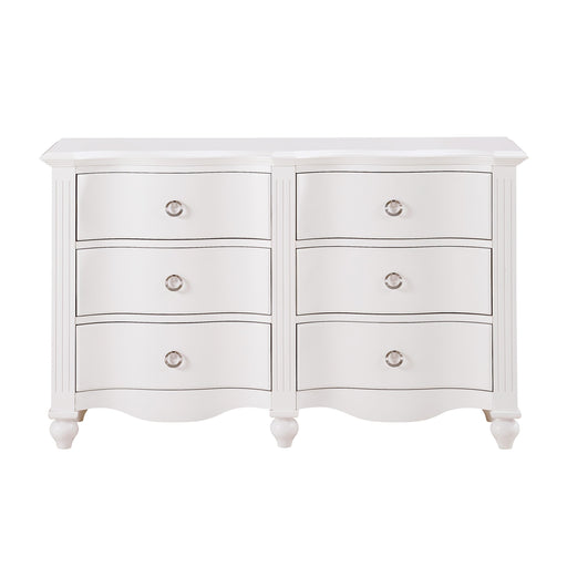 Homelegance Meghan 6-Drawer Kids Dresser 2058WH-5 IMAGE 1