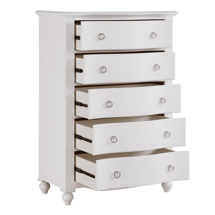 Homelegance Meghan 5-Drawer Kids Chest 2058WH-9 IMAGE 3