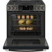 GE Profile 30-inch Slide-In Gas Range with No Preheat Air Fry PGS930BPTS IMAGE 3