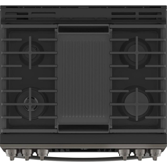 GE Profile 30-inch Slide-In Gas Range with No Preheat Air Fry PGS930BPTS IMAGE 5