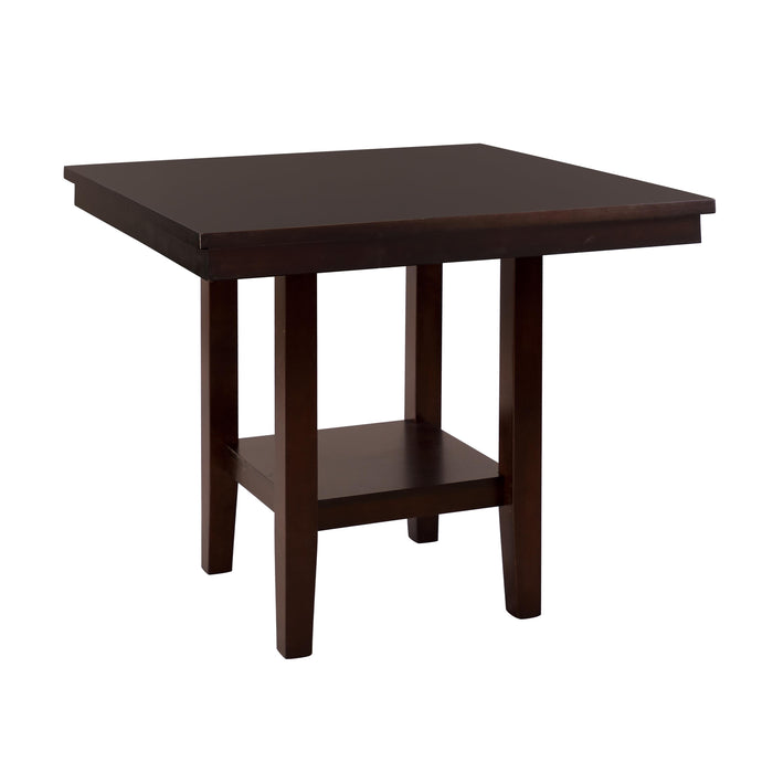 Homelegance Square Diego Counter Height Dining Table with Pedestal Base 5460-36 IMAGE 2