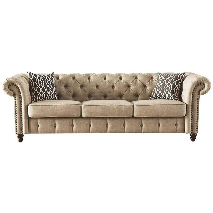 Acme Furniture Aurelia Stationary Fabric Sofa 52420 IMAGE 1