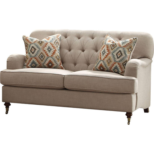 Acme Furniture Alianza Stationary Fabric Loveseat 52581 IMAGE 1