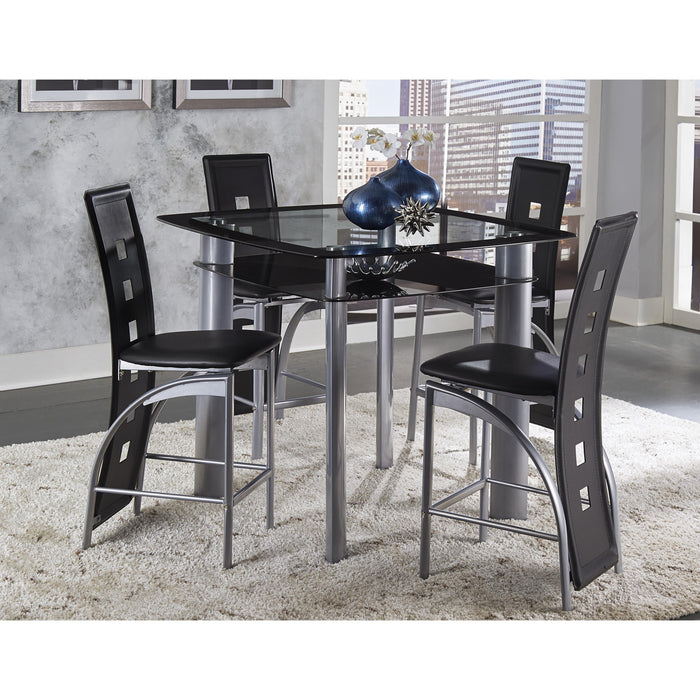 Homelegance Square Sona Counter Height Dining Table with Glass Top 5532-36* IMAGE 2