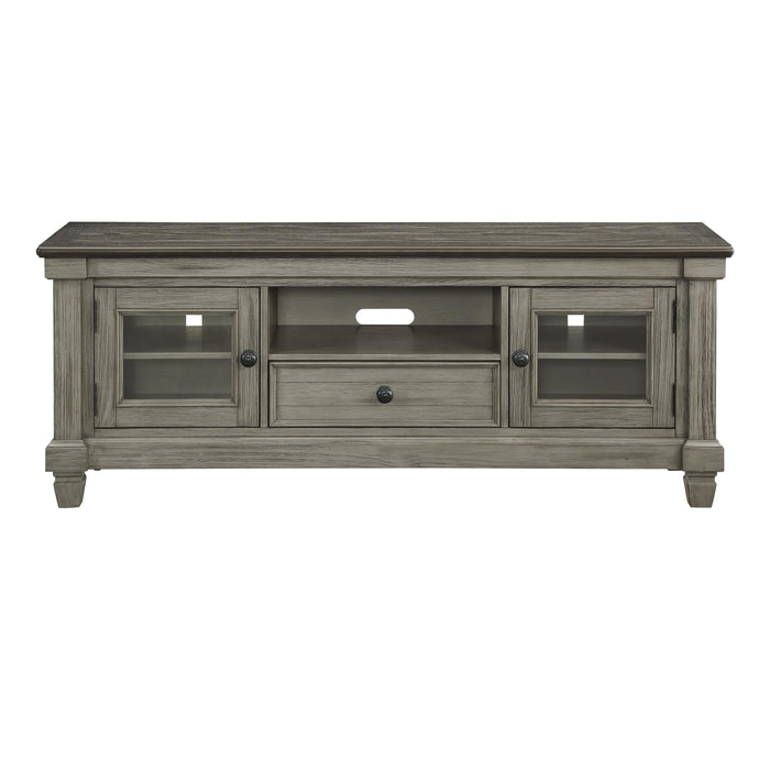 Homelegance Granby TV Stand with Cable Management 56270GY-64T IMAGE 1