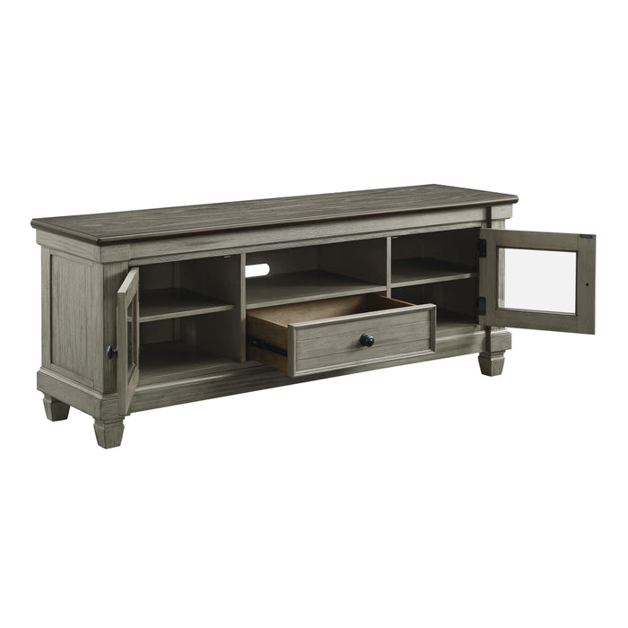 Homelegance Granby TV Stand with Cable Management 56270GY-64T IMAGE 3