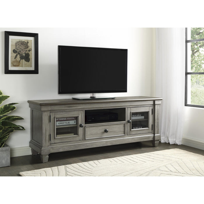 Homelegance Granby TV Stand with Cable Management 56270GY-64T IMAGE 4