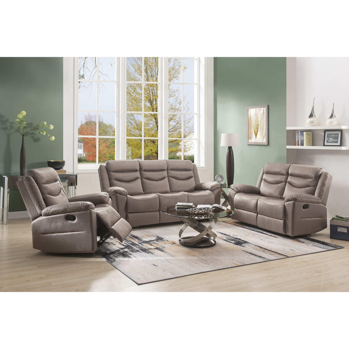 Acme Furniture Fiacre Reclining Fabric Sofa 53665 IMAGE 2