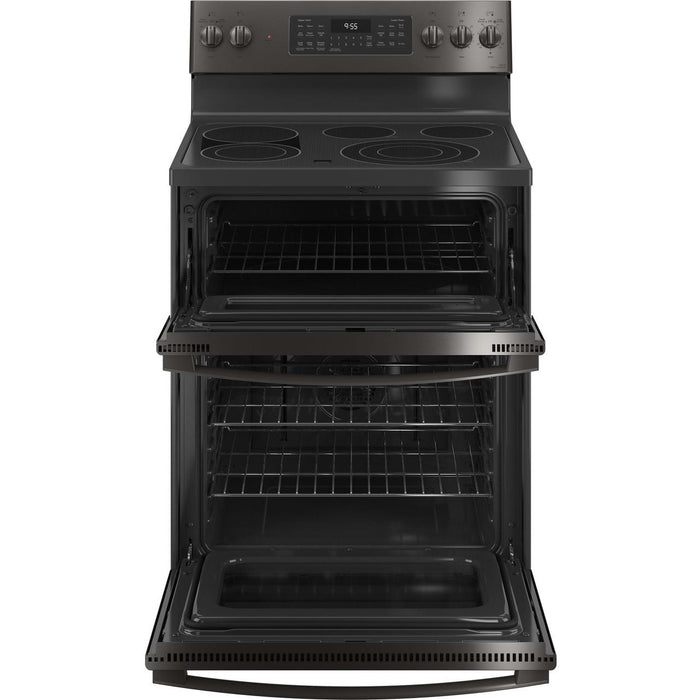 GE Profile 30-inch Freestanding Electric Range with Wi-Fi Connectivity PB965BPTS IMAGE 2