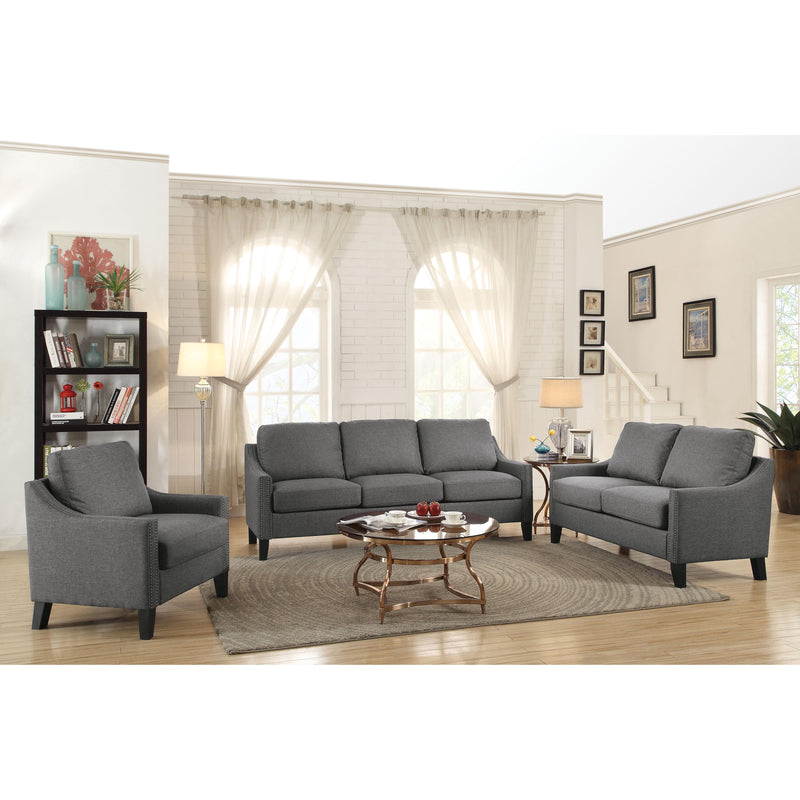 Acme Furniture Zapata Stationary Fabric Loveseat 53756 IMAGE 2