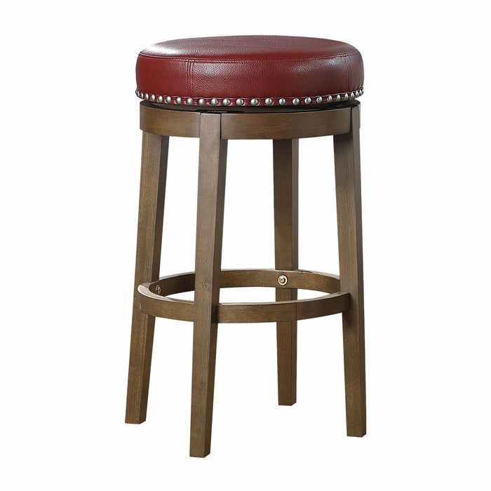 Homelegance Westby Pub Height Stool 5681RED-29 IMAGE 1