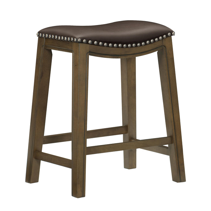 Homelegance Ordway Counter Height Stool 5682BRW-24 IMAGE 2