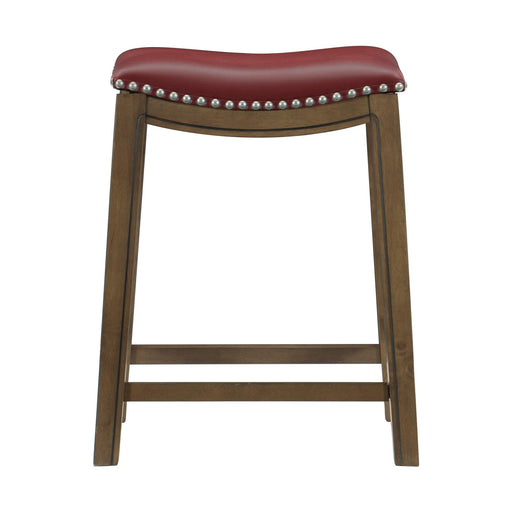 Homelegance Ordway Counter Height Stool 5682RED-24 IMAGE 1