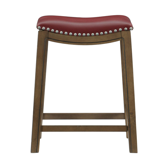 Homelegance Ordway Counter Height Stool 5682RED-24 IMAGE 1