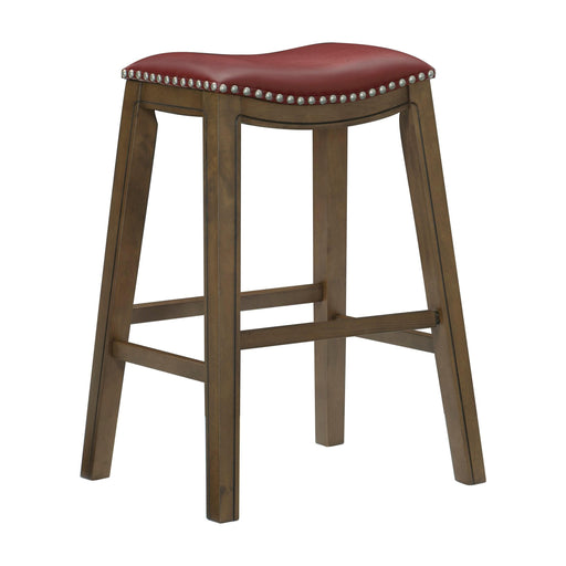 Homelegance Ordway Pub Height Stool 5682RED-29 IMAGE 2