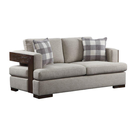 Acme Furniture Niamey Stationary Fabric Loveseat 54851 IMAGE 2