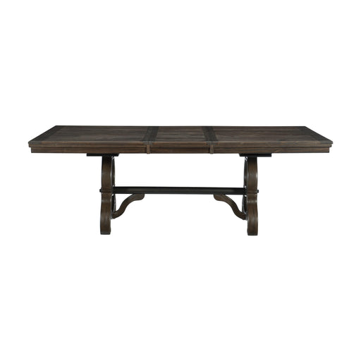 Homelegance Gloversville Dining Table with Trestle Base 5799-86 IMAGE 1