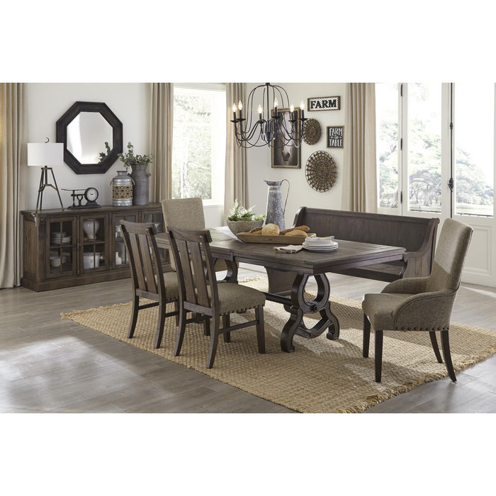 Homelegance Gloversville Dining Table with Trestle Base 5799-86 IMAGE 5