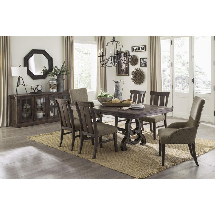 Homelegance Gloversville Dining Table with Trestle Base 5799-86 IMAGE 6