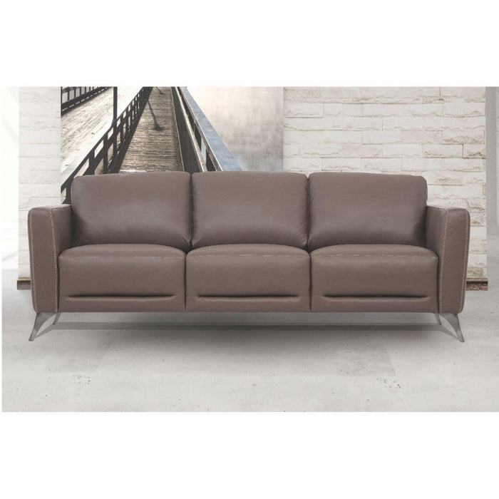 Acme Furniture Malaga Stationary Leather Sofa 55000 IMAGE 6