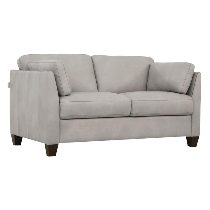 Acme Furniture Matias Stationary Leather Loveseat 55016 IMAGE 2