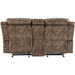 Acme Furniture Zubaida Reclining Fabric Loveseat 55021 IMAGE 2