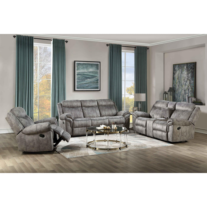 Acme Furniture Zubaida Reclining Fabric Loveseat 55026 IMAGE 4