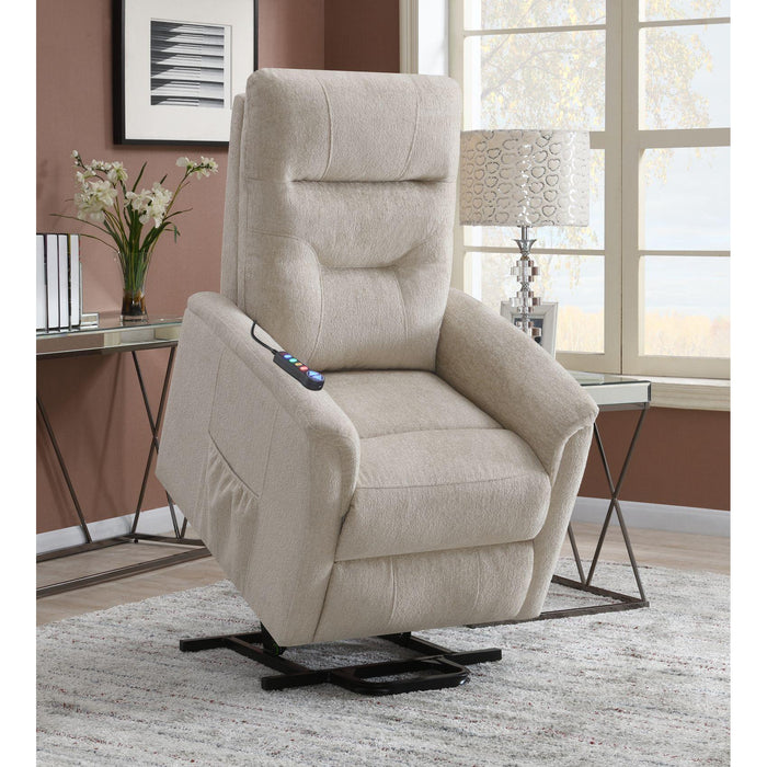 Coaster Furniture Fabric Lift Chair with Heat and aMassage 609405P IMAGE 11