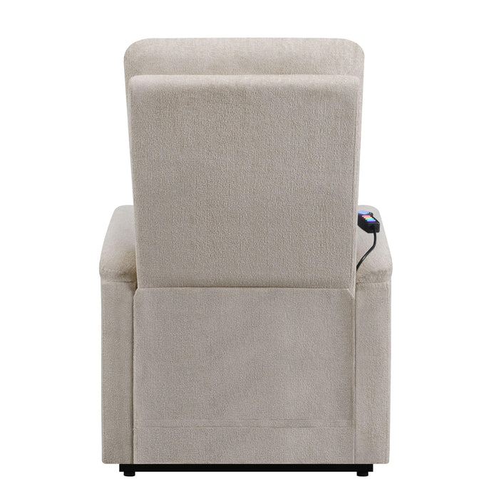 Coaster Furniture Fabric Lift Chair with Heat and aMassage 609405P IMAGE 5