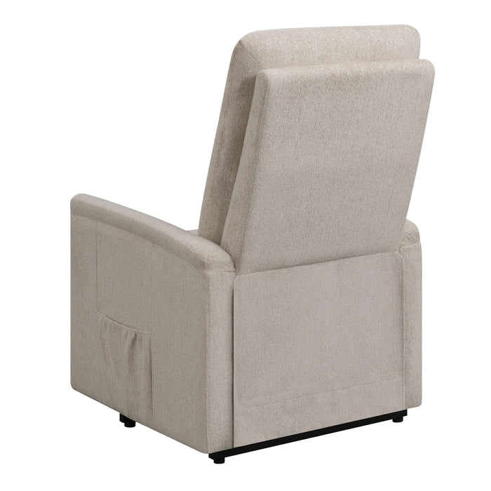 Coaster Furniture Fabric Lift Chair with Heat and aMassage 609405P IMAGE 6