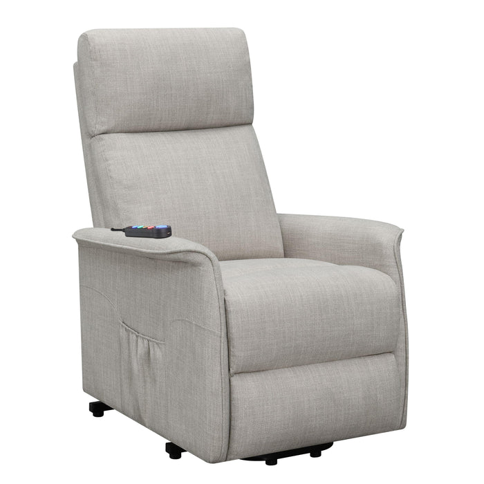 Coaster Furniture Fabric Lift Chair with Massage 609407P IMAGE 2